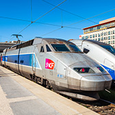 TGV intercity high speed train, transportation industry